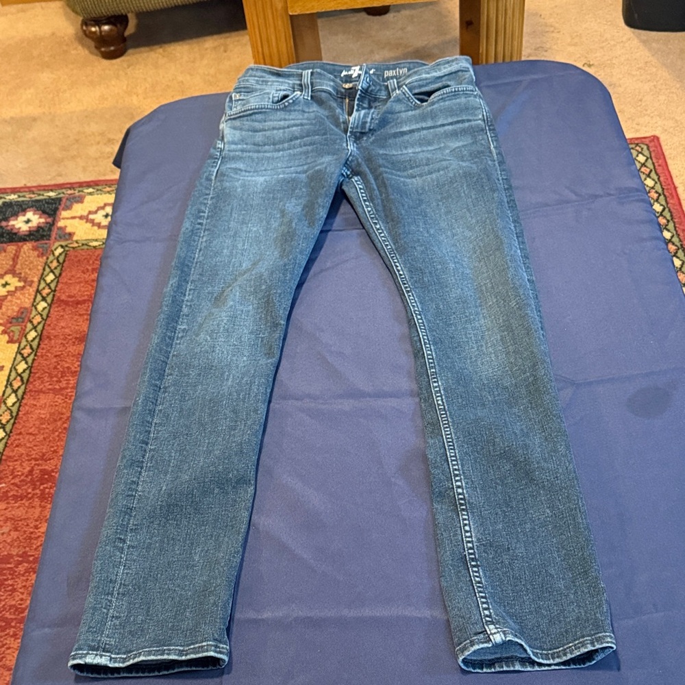 7 For All Mankind Women's Skinny Jeans in Blue